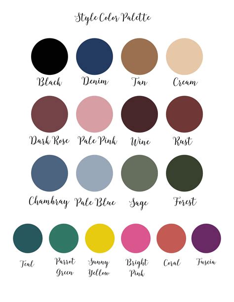Create a wardrobe color palette 5 easy methods – Artofit