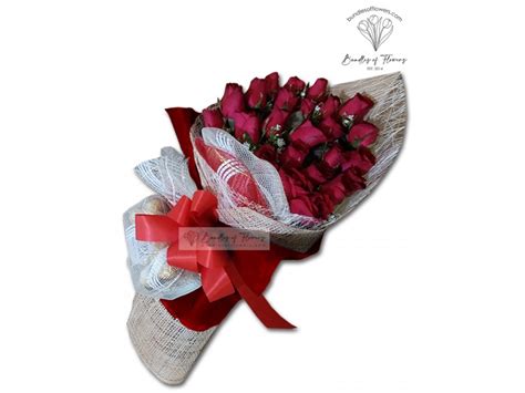 Flower delivery Philippines-24 Red Roses with choco