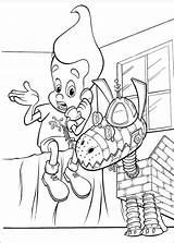 Free Coloring Pages For Jimmy Neutron sketch template