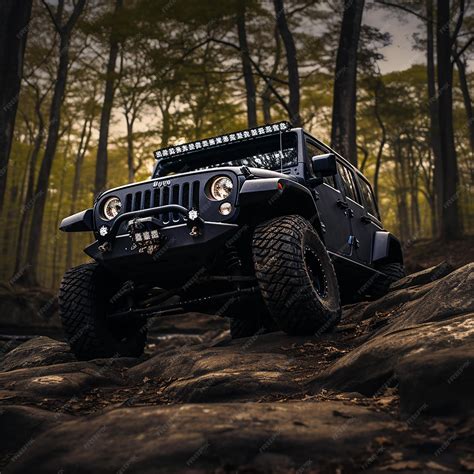 Premium AI Image | Black jeep