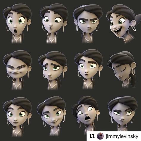 Check out these amazing expressions @jimmylevinsky did, based on a ...