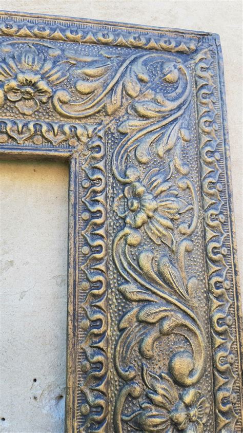 Metal Embossing, Cement Wall, Frame Decor, Air Dry Clay, Clay Crafts, Painting Frames, Photo ...