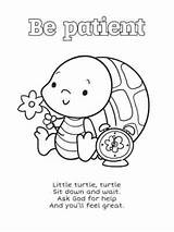Patience Gentleness Christianpreschoolprintables Faithfulness  sketch template