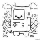 Happy Bmo With Friends Coloring Page 52244 41318 sketch template