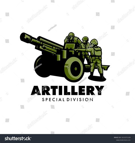 Artillery Special Division Logo Illustration Vector Stock Vector (Royalty Free) 2233371109 ...