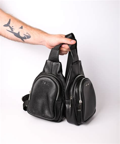 Minimalist Black Sling Bag Sling Leather Backpack Sling - Etsy