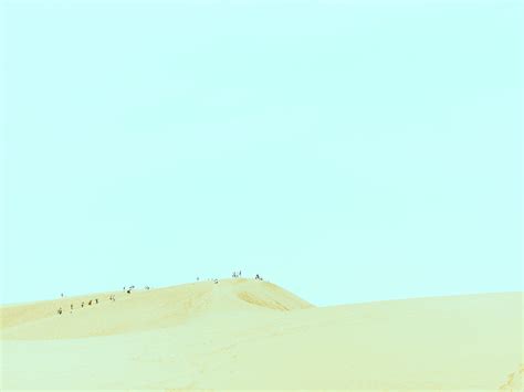 the Tottori sand dunes on Behance