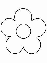 Adorable Simple Flower Coloring Page  Free Printable Pages sketch template