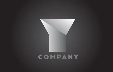 white and black Y geometric alphabet letter logo for business ...