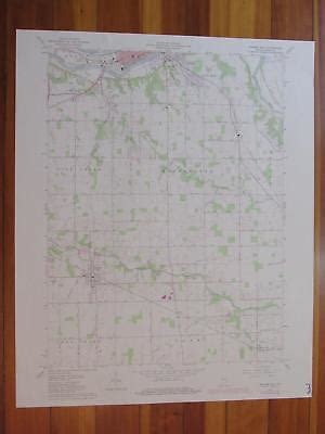 Bunker Hill Indiana 1980 Original Vintage USGS Topo Map | eBay