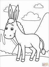 Donkey coloring Page  Free Printable Coloring Pages sketch template