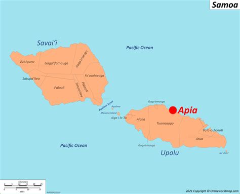 Apia Map | Samoa | Detailed Maps of Apia