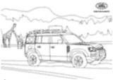 Hey Kids Its An Official Defender coloring Book  Land Rover Forums sketch template