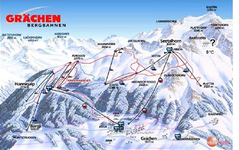 Switzerland Ski Resorts Map