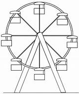 Circus Ferris Wheel Coloring Page  Free Printable Pages For Kids sketch template