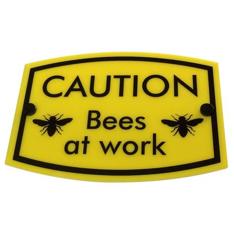 Bee Keeping Sign 'Bees at work' - Welcome to Abelo's Beekeeping Supplies