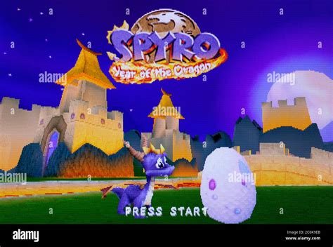 Spyro Year of the Dragon - Sony Playstation 1 PS1 PSX - Editorial use only Stock Photo - Alamy