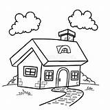 Little House Coloring Pages sketch template