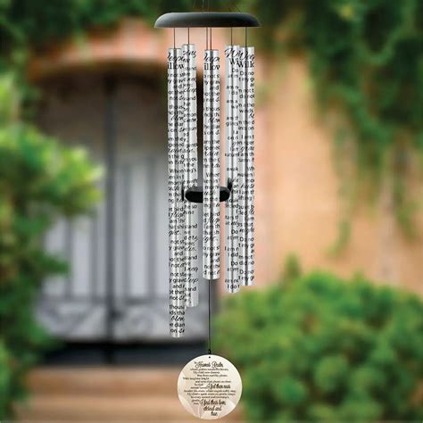 Memorial Wind Chimes, Personalized Sympathy Wind Chimes