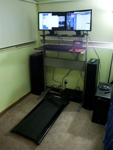 My final treadmill desk setup | Treadmill desk, Desk, Good treadmills