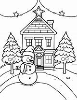 50 Winter Coloring Pages Free Sheets For Kids sketch template