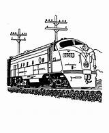 Train Coloring Caboose Pages Drawing Trains Railroad Freight Printable  sketch template