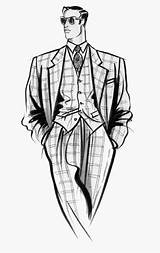 Man In Suit Coloring Page sketch template