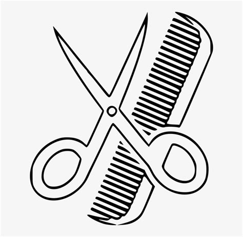 Hairstyle, Chisel, Comb, Scissors, Hair Brush - Haircut Clip Art - 618x720 PNG Download - PNGkit