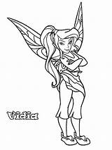 Vidia Disney Fairy coloring Page  Free Printable Pages On sketch template