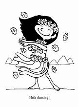 Hula Coloring Pages At GetColoringscom  Free Printable Colorings sketch template