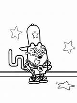 Wow Wubbzy Coloring Pages Kids Nickelodeon Book Dinokids Print  sketch template