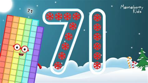 Numberblocks 71 Magic Run Special Christmas - Numberblocks Adventure | Number Counting Go Snow ...