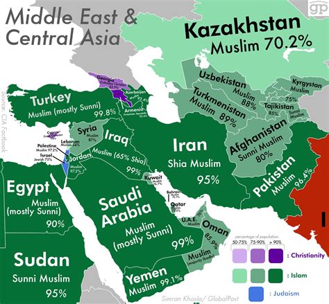 The Most Religious Places in the Middle East and Central Asia, and what ...