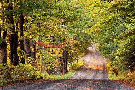 Early Autumn Country Road Photograph by Alan L Graham - Fine Art America