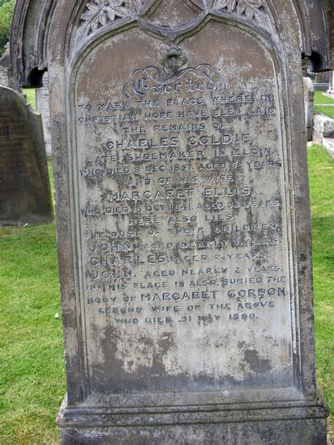 Elgin Cathedral Burial Ground