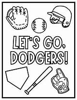 Los Angeles Dodgers Vs New York Yankees Baseball World Series Coloring  sketch template