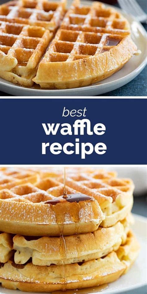 Waffle Recipe | Best waffle recipe, Waffles recipe homemade, Homemade ...