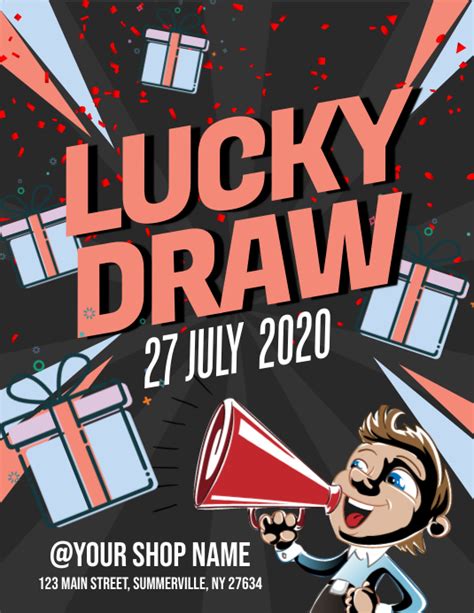 Lucky Draw Flyer Template | PosterMyWall