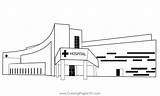 Hospital De Bellvitge coloring Page – Artofit sketch template