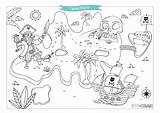 Cute Pirate Coloring Page sketch template