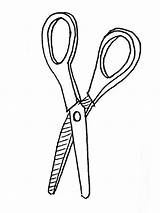 Scissors coloring Pages sketch template
