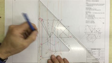 Solid geometry Gr12 2020 EGD exam - YouTube