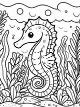 Seahorse Coloring Pages Bring Majestic Sea Creatures To Life 🌊🐴  sketch template