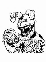 Animatronics coloring pages sketch template