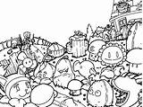 Printable Coloring Pages For Plants Vs Zombies sketch template