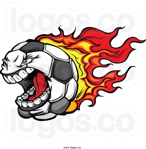 soccer ball on fire clipart - Clipground