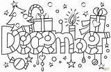December coloring Page  Free Printable Coloring Pages sketch template
