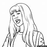 Miley Cyrus Coloring Pages sketch template