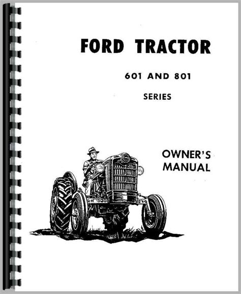 Ford 801 Tractor Operators Manual