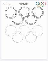Free Olympic Rings coloring Tracingpdf  Google Drive Games sketch template